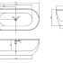 Акриловая ванна ABBER AB9241MB