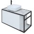Тумба под раковину Aquanet Nova Lite Loft 90 L белый