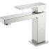 Cмеситель для умывальника Qubic Brushed Nickel