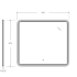 Зеркало Cezares CZR-SPC-DUET-900-800-LED-TCH