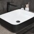 Раковина Gid Nc366 52205 накладная белая / черная 50x39x13 Раковина Gid Nc366 52205 накладная белая / черная 50x39x13