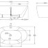 Акриловая ванна BELBAGNO BB68-1800, 1800x900x600