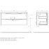 База под раковину подвесная BelBagno MARINO-1100-2C-SO-RN-P
