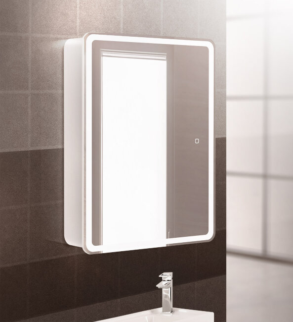 Зеркало-шкаф BelBagno SPC-MAR-600/800-1A-LED-TCH