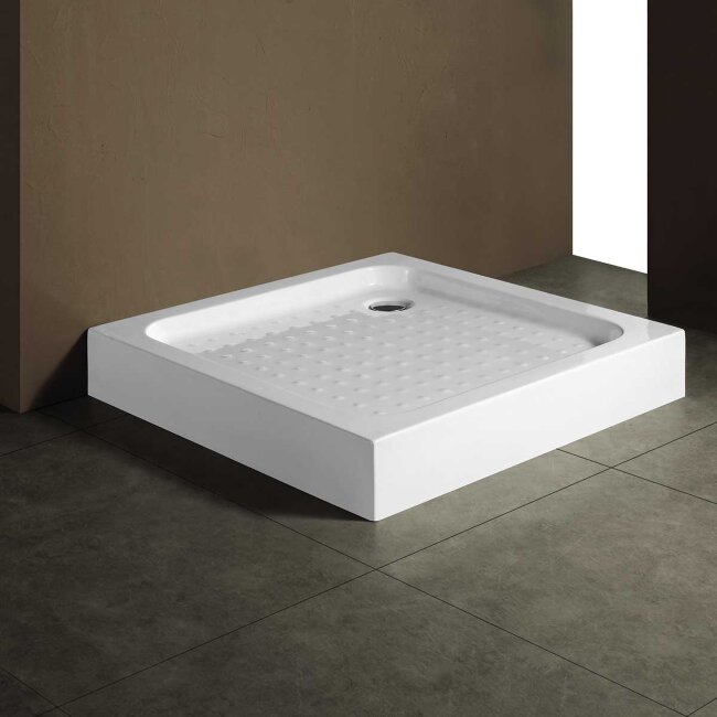 Поддон для душа акриловый VST-2AS-8080, 800*800*135, сифон Ф90 с гидрозатвором Поддон для душа акриловый VST-2AS-8080, 800*800*135, сифон Ф90 с гидрозатвором