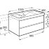 Тумба под раковину Roca Ona модуль 2 ящика 1000 темный вяз, 2 ящика, A857616511 Тумба под раковину Roca Ona модуль 2 ящика 1000 темный вяз, 2 ящика, A857616511