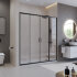 Душевой поддон из искусственного мрамора в комплекте с сифоном BelBagno UNO TRAY-MR-UNO-AH-160/90-35-W-CR