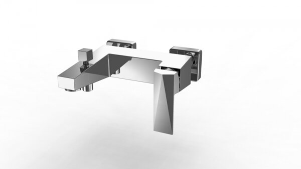 Смеситель для ванны с коротким изливом с аксессуарами Bravat Iceberg Смеситель для ванны с коротким изливом с аксессуарами Bravat Iceberg