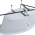 Акриловая ванна Aquanet Capri 160x100 L (с каркасом)