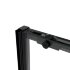 Душевая дверь Slim Soft VDS-1SS140CLB, 1400, черный, стекло прозрачное
