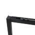 Душевая дверь Slim Soft VDS-1SS140CLB, 1400, черный, стекло прозрачное