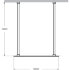 Душевая перегородка CEZARES LIBERTA-L-2-100-120-BR-Cr