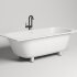 Ванна каменная встраиваемая матовая 190x90 Salini ORNELLA AXIS KIT 103522M