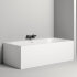 Ванна каменная встраиваемая матовая 190x90 Salini ORNELLA AXIS KIT 103522M