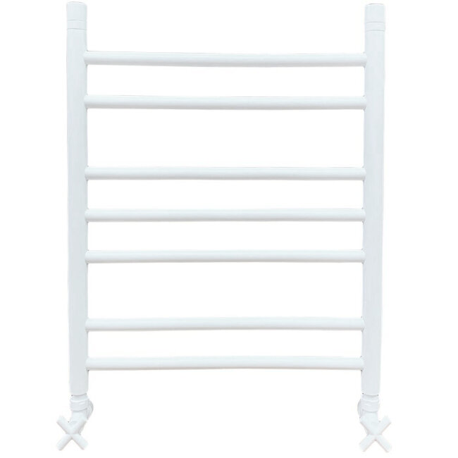Полотенцесушитель Ника CLASSIC ЛП (Г2) 60/50 RAL9016 белый матовый с вентилями (комплект люкс)