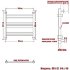 Полотенцесушитель Ника CLASSIC ЛП (Г2) 60/50 RAL9016 белый матовый с вентилями (комплект люкс)