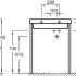 Подвесная раковина Jacob Delafon Odeon Up E4758G-00