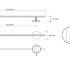 Полотенцедержатель 52 см BEMETA Alfa хром