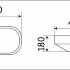 Раковина Ceramalux 5006CMB