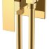 Смеситель гигиенический Qubic Shinny Gold