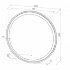 Зеркало с подсветкой ART&MAX Napoli AM-Nap-1000-DS-F-White