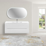 База под керамическую раковину Mia 1200 подвесная, 2 выкатных ящика soft close, G.White