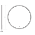 Зеркало Cezares CZR-SPC-ECO-900-LED-TCH