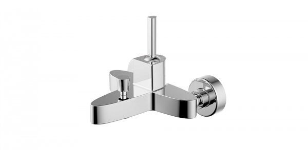 Смеситель для ванны с коротким изливом Bravat Spring Смеситель для ванны с коротким изливом Bravat Spring