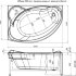 Фронтальная панель Aquanet Jamaica 160 L