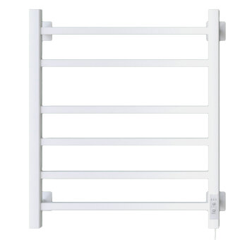 Полотенцесушитель Электрич.кабельный Ника STEP-2 60/50 RAL9016 белый матовый правый тэн
