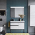 Тумба под раковину Roca Domi 100 белый глянец 2 ящика, левая A857477806 Тумба под раковину Roca Domi 100 белый глянец 2 ящика, левая A857477806