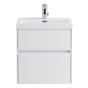 База под раковину подвесная BelBagno PIETRA MINI-500AS-2C-SO-BL Bianco Lucido