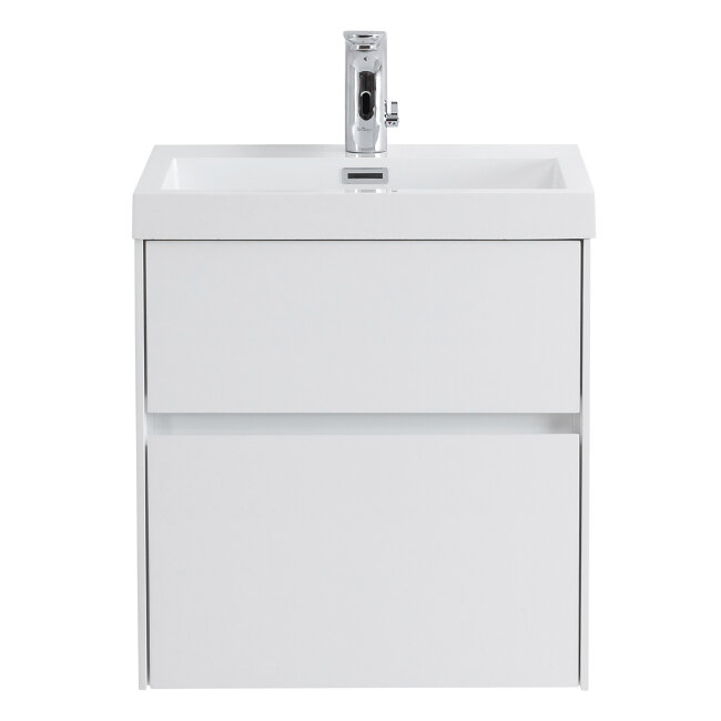 База под раковину подвесная BelBagno PIETRA MINI-500AS-2C-SO-BL Bianco Lucido