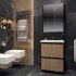 Тумба подвесная VELVEX Klaufs 60.2Y-617.217 с раковиной Cersanit COMO 60