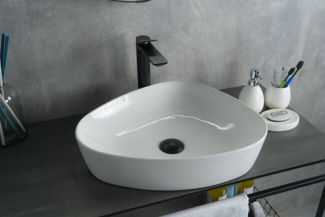 Раковина Gid N9386 51139 накладная белая 50x40x12 Раковина Gid N9386 51139 накладная белая 50x40x12