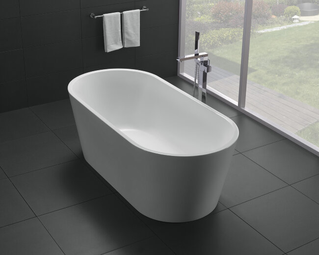 Акриловая ванна без перелива BELBAGNO BB71-1500-W0, 1500x750x600