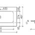 Умывальник накладной прямоугольный Element 810*457*137мм