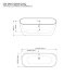 Ванна отдельностоящая Grossman GR-2502M Classic 160x80x58