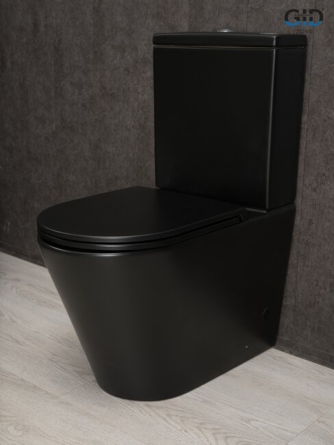 Унитаз напольный Gid Tn2189Bm 62248Y черный матовый 64.5x38.5x82.5