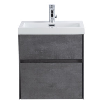 База под раковину подвесная BelBagno PIETRA MINI-500AS-2C-SO-SCM Stucco Cemento