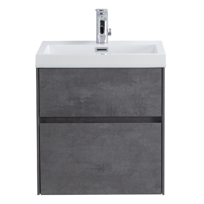 База под раковину подвесная BelBagno PIETRA MINI-500AS-2C-SO-SCM Stucco Cemento