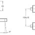 Смеситель для ванны с душем Jacob Delafon Strayt E45370-CP