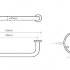 Поручень прямой 35,5 см BEMETA NEO сталь