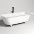 Ванна каменная встраиваемая матовая 190x80 Salini ORLANDA AXSIS KIT окраска по RAL