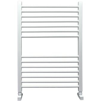 Полотенцесушитель Ника MODERN ЛМ-2 80/50 RAL9016 белый матовый с вентилями (комплект люкс)(-)