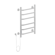 Полотенцесушитель Электрич.кабельный Ника WAY-3 60/40 RAL9016 белый матовый левый тэн