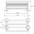 Вешалка для полотенец 55 cм BEMETA OMEGA хром