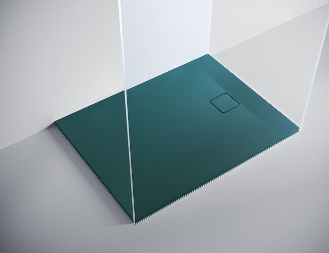 Душевой поддон каменный матовый 90х90 Salini OASI 120321MRF окрашен по RAL Душевой поддон каменный матовый 90х90 Salini OASI 120321MRF окрашен по RAL