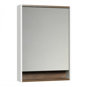 Зеркальный шкаф КАПРИ 60, таксония темная