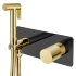Смеситель гигиенический STICK BLACK TOUCH GOLD